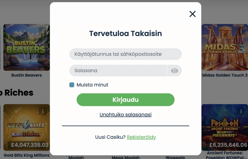 Casiku Login